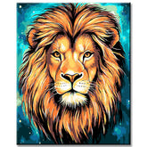 Painting by Numbers Lion
